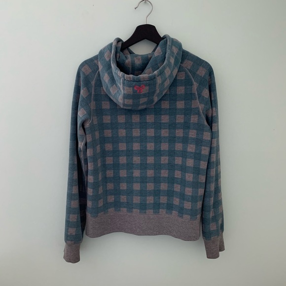 TNA Checkered Hoodie - Picture 2 of 2